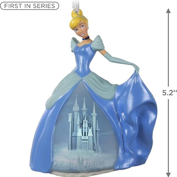 Hallmark 2020 Ornament CINDERELLA from Disney Princess Celebration 1st in Series - Picture 5 of 5